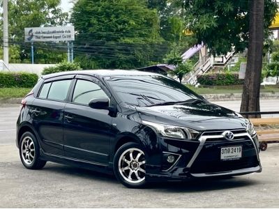 TOYOTA YARIS มือสอง 1.2 E Hatchback ปี 2014 เบนซิน เกียร์อัตโนมัติ สีดำ ฟรีดาวน์ ฟรีส่งรถ